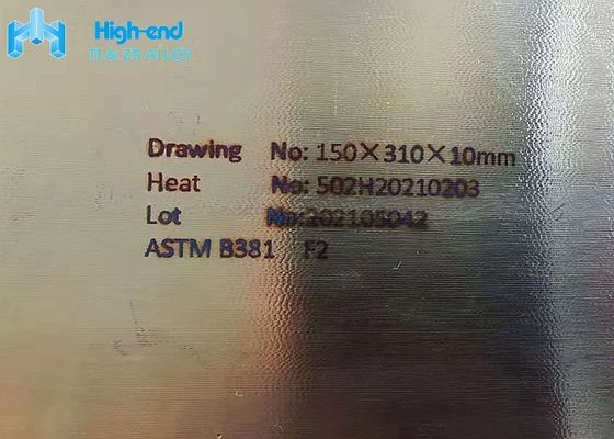 F5 Cienka blacha ze stopu Cienka blacha tytanowa 10 mm ASTM B 348
