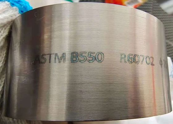 Zr 60702 Pierścień do kucia cyrkonu ASTM B550 Bezszwowe pierścienie walcowane